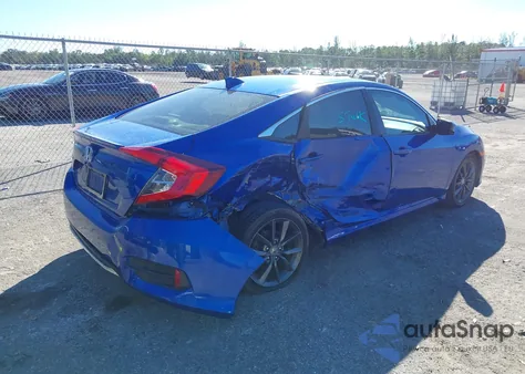 2020 Honda Civic Ex from USA, damaged, VIN 19XFC1F35LE011354